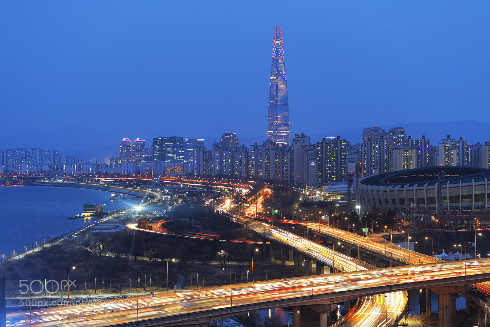 Nikon D810 sample photo. The night at seoul photography