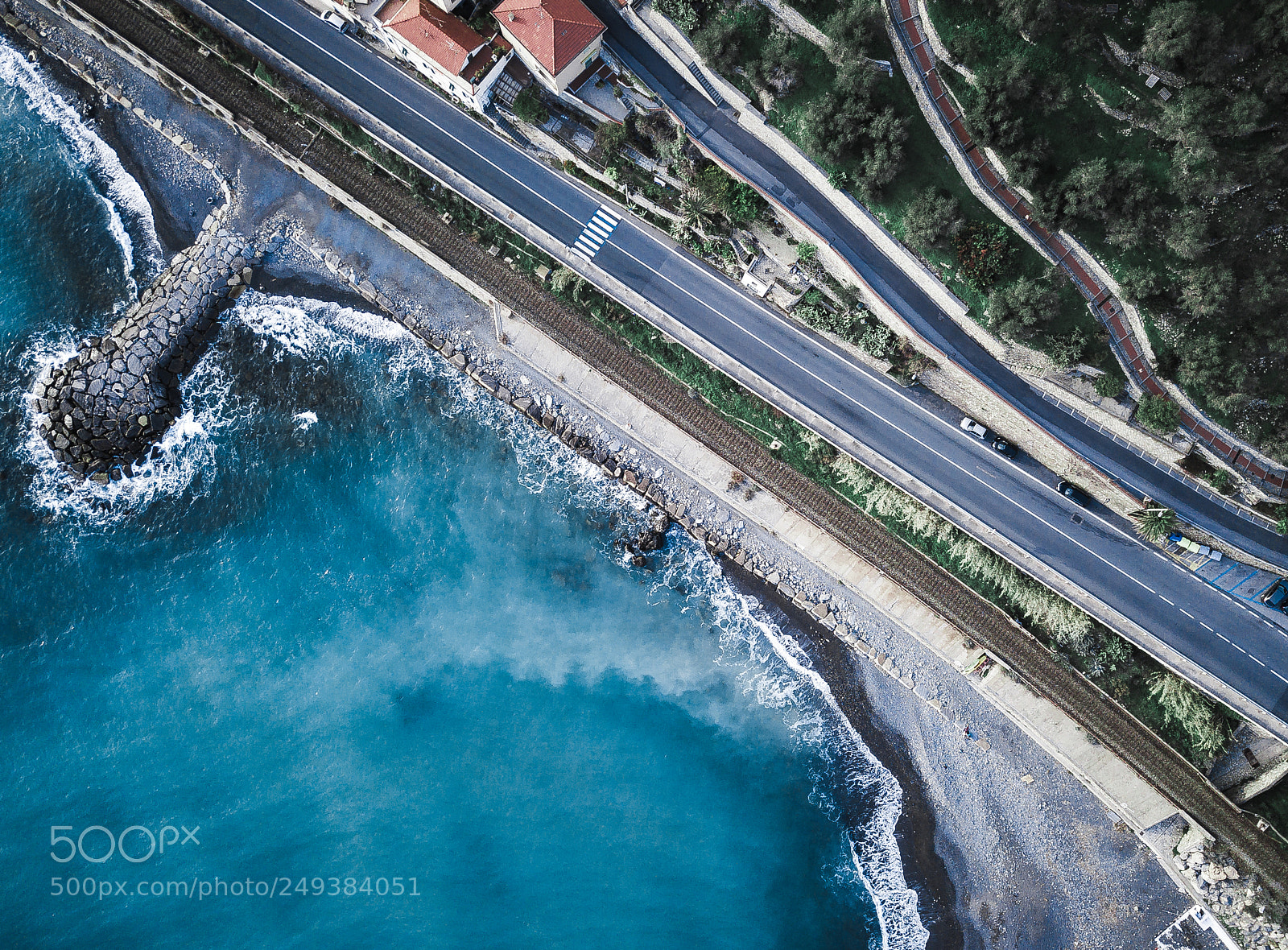 DJI FC220 sample photo. Waves photography