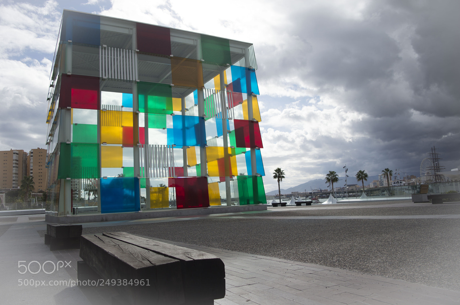 Nikon D3200 sample photo. Museo pompidou malaga o photography