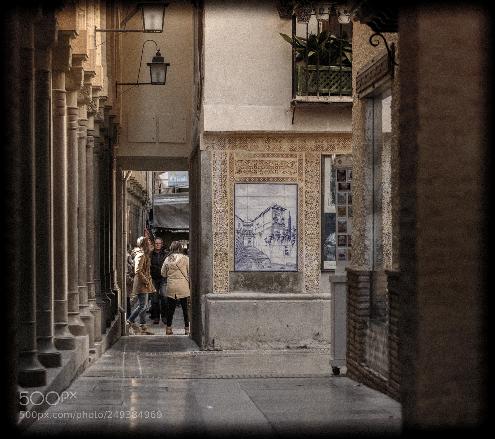 Nikon D3200 sample photo. Plaza de la seda photography