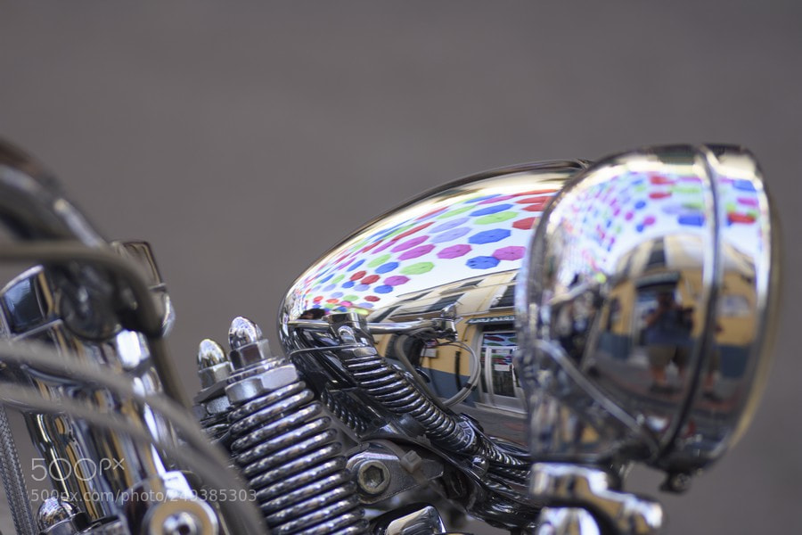 Nikon D7200 sample photo. Los paraguas reflejados en photography