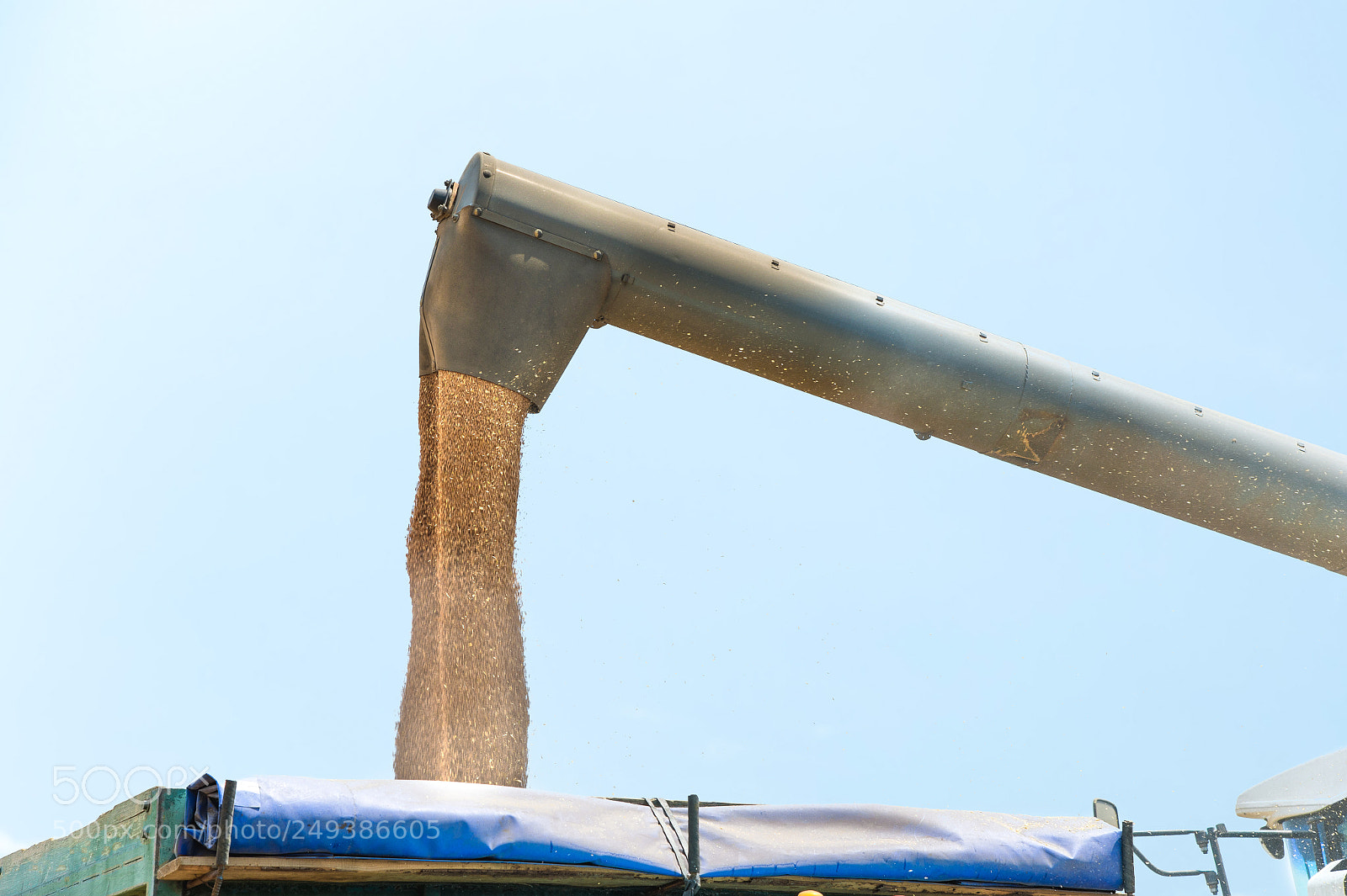 Nikon D4 sample photo. Combine harvester in action photography