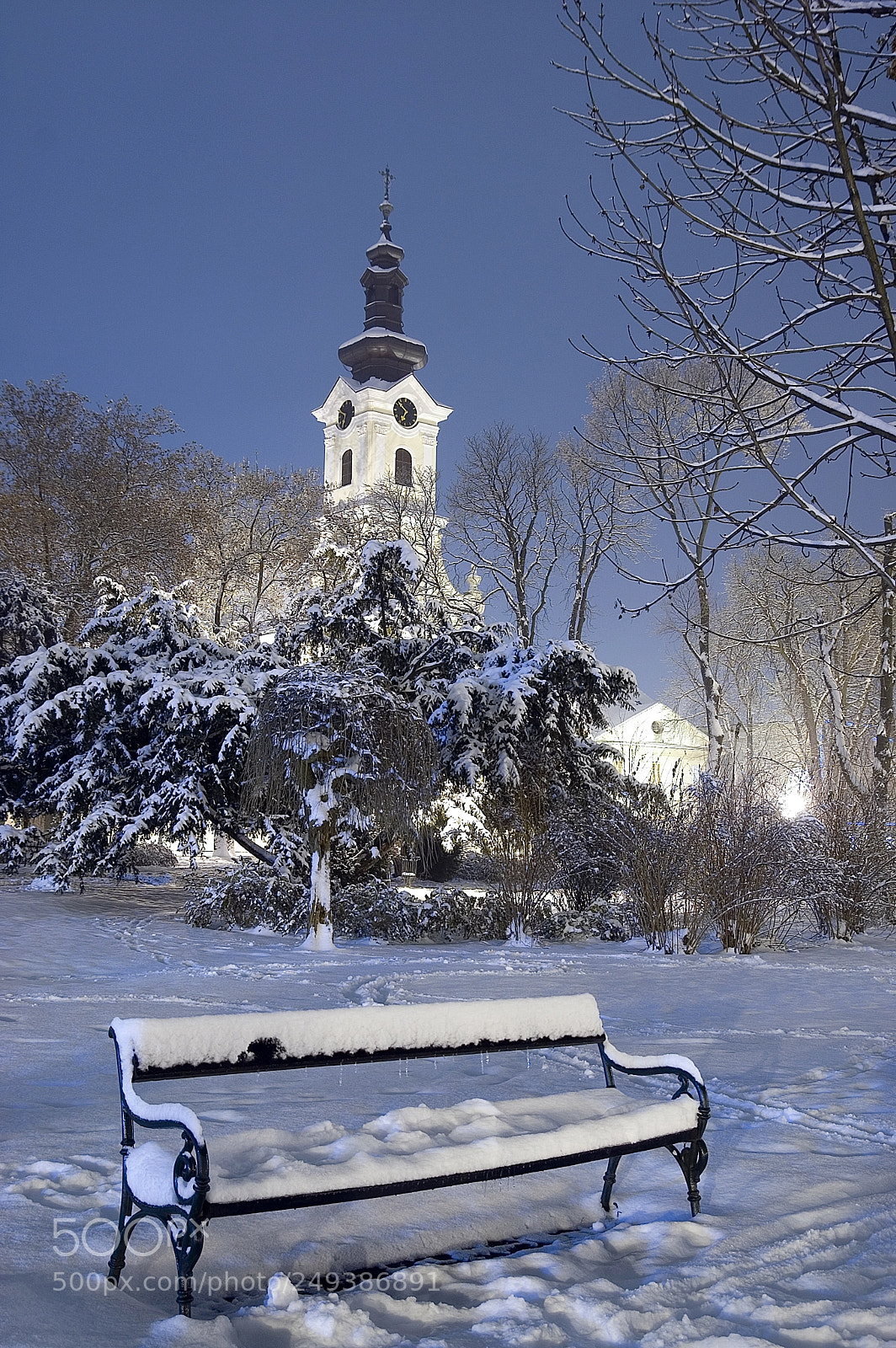 Nikon D70 sample photo. Bjelovar winter photography