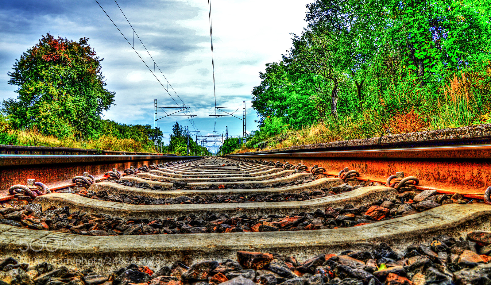 Nikon D3200 sample photo. Abstract colorful tracks photography