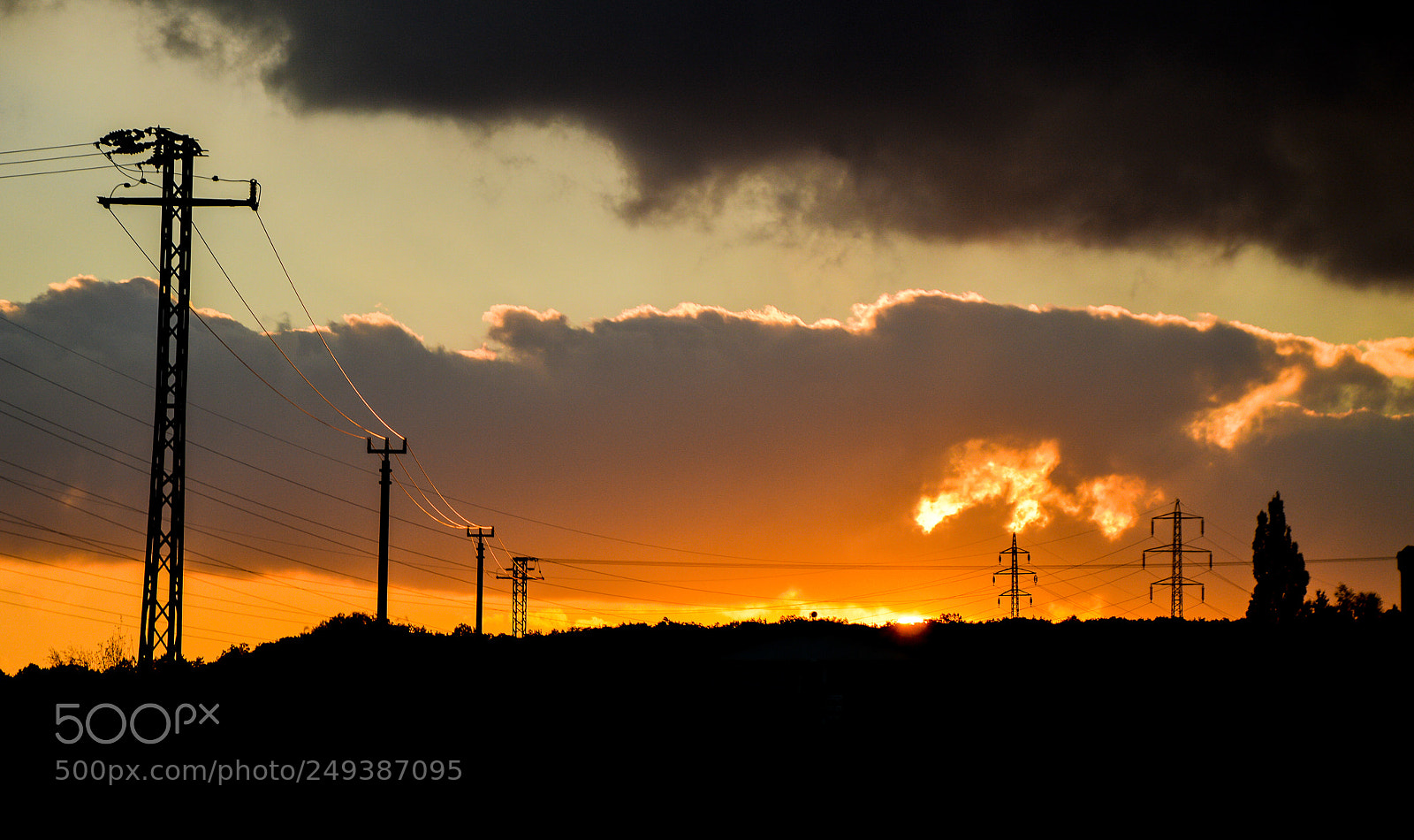 Nikon D3200 sample photo. Sunset in the power photography