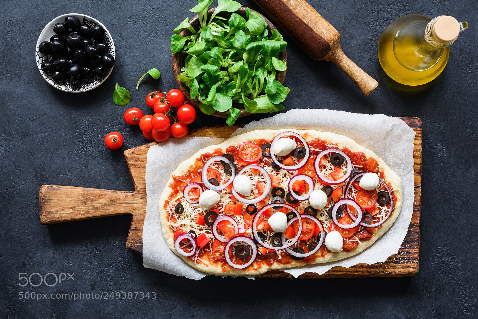 Nikon D810 sample photo. Homemade pizza preparation. pizza photography