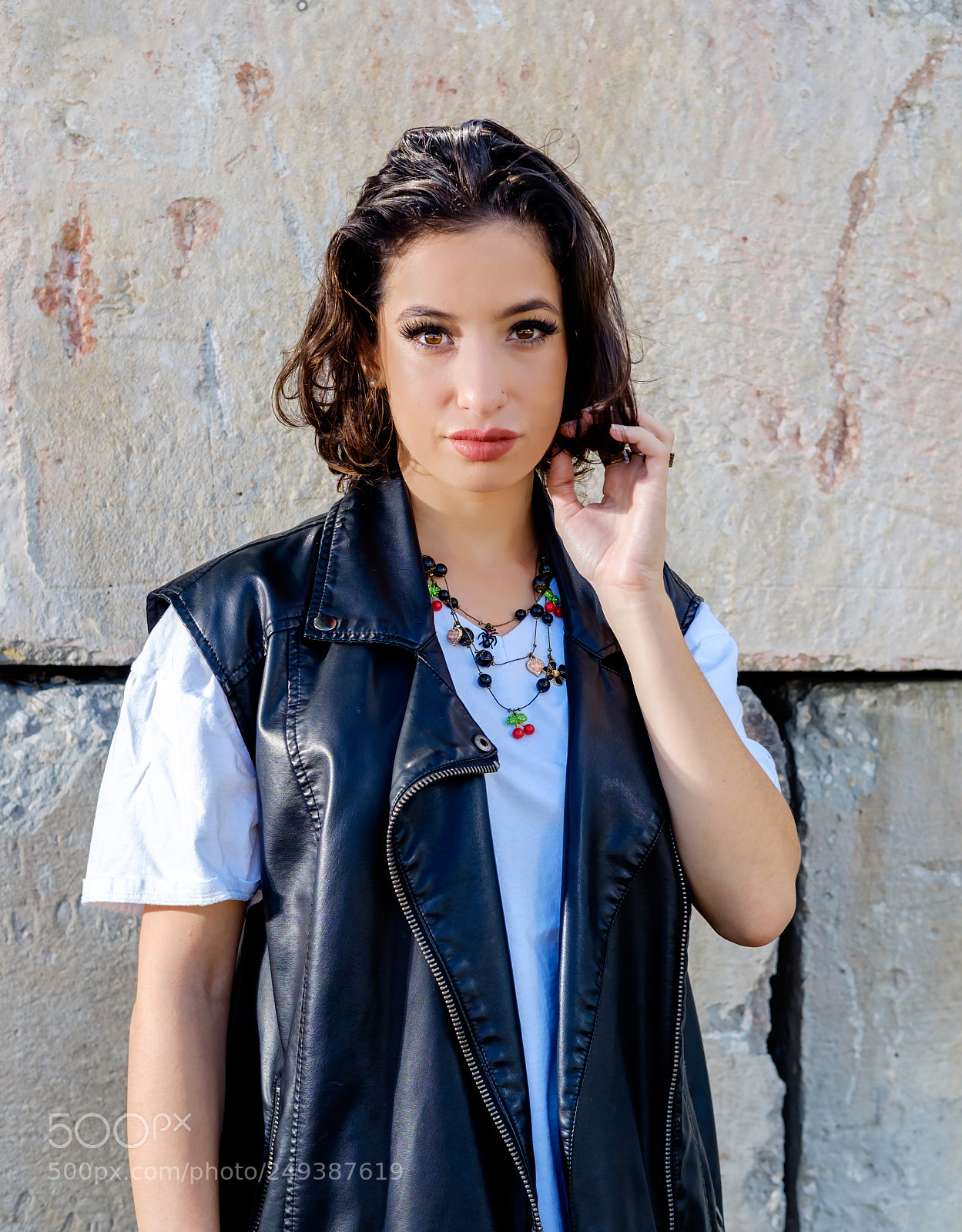 Fujifilm X-T1 sample photo. M in her jacket photography