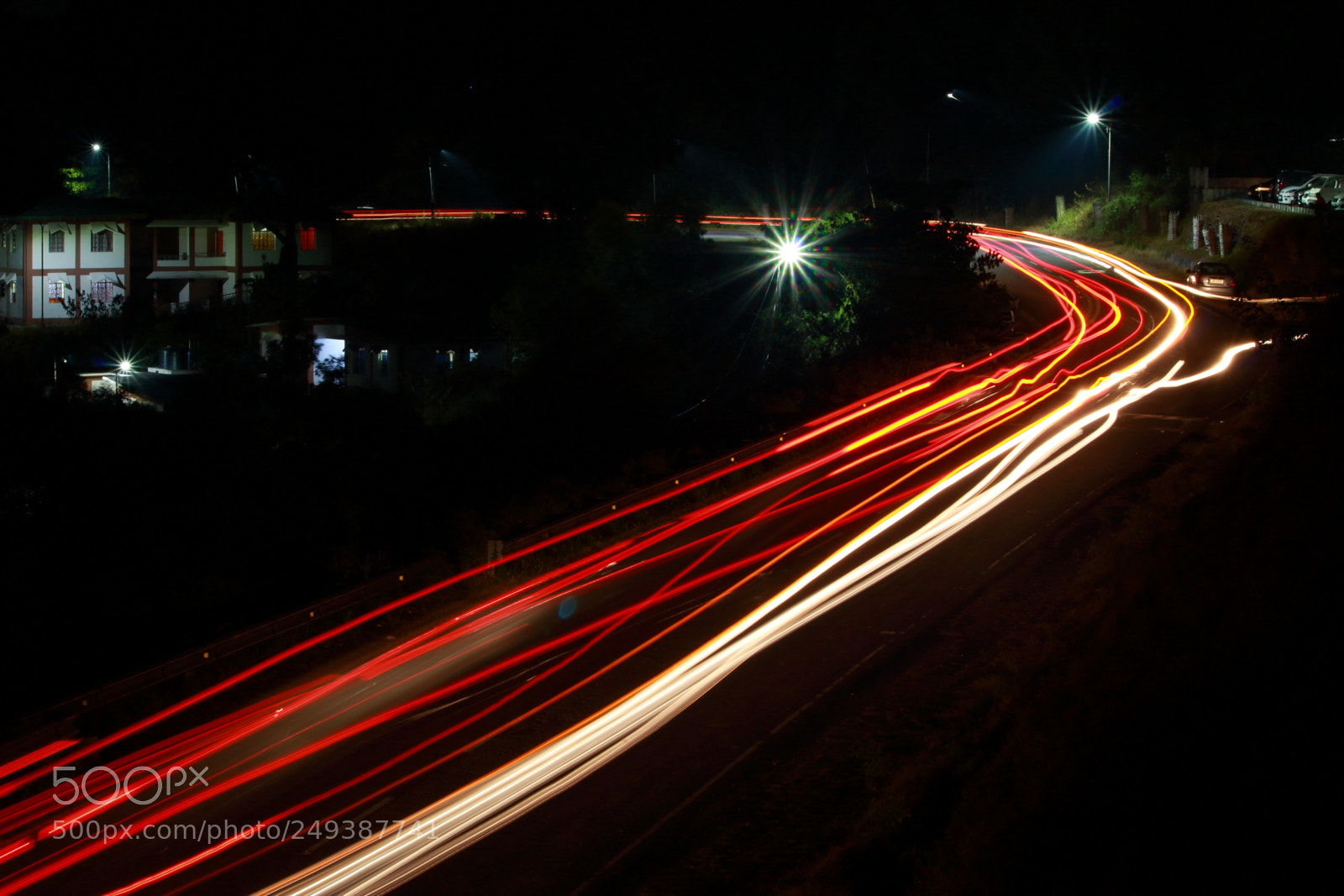 Canon EF-S 55-250mm F4-5.6 IS II sample photo. Light trail photography