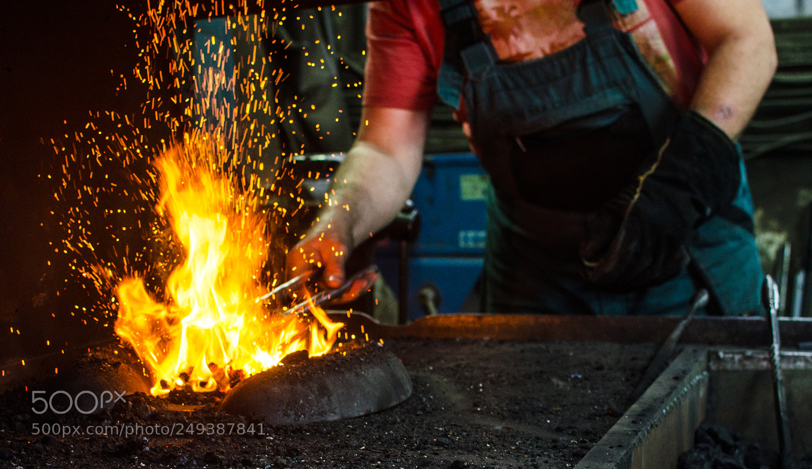 Nikon D7000 sample photo. Blacksmith at work photography