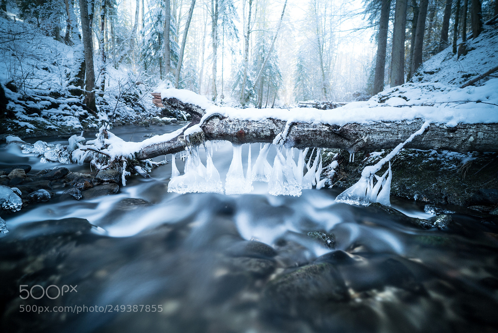 Sony a7S sample photo. Ice photography
