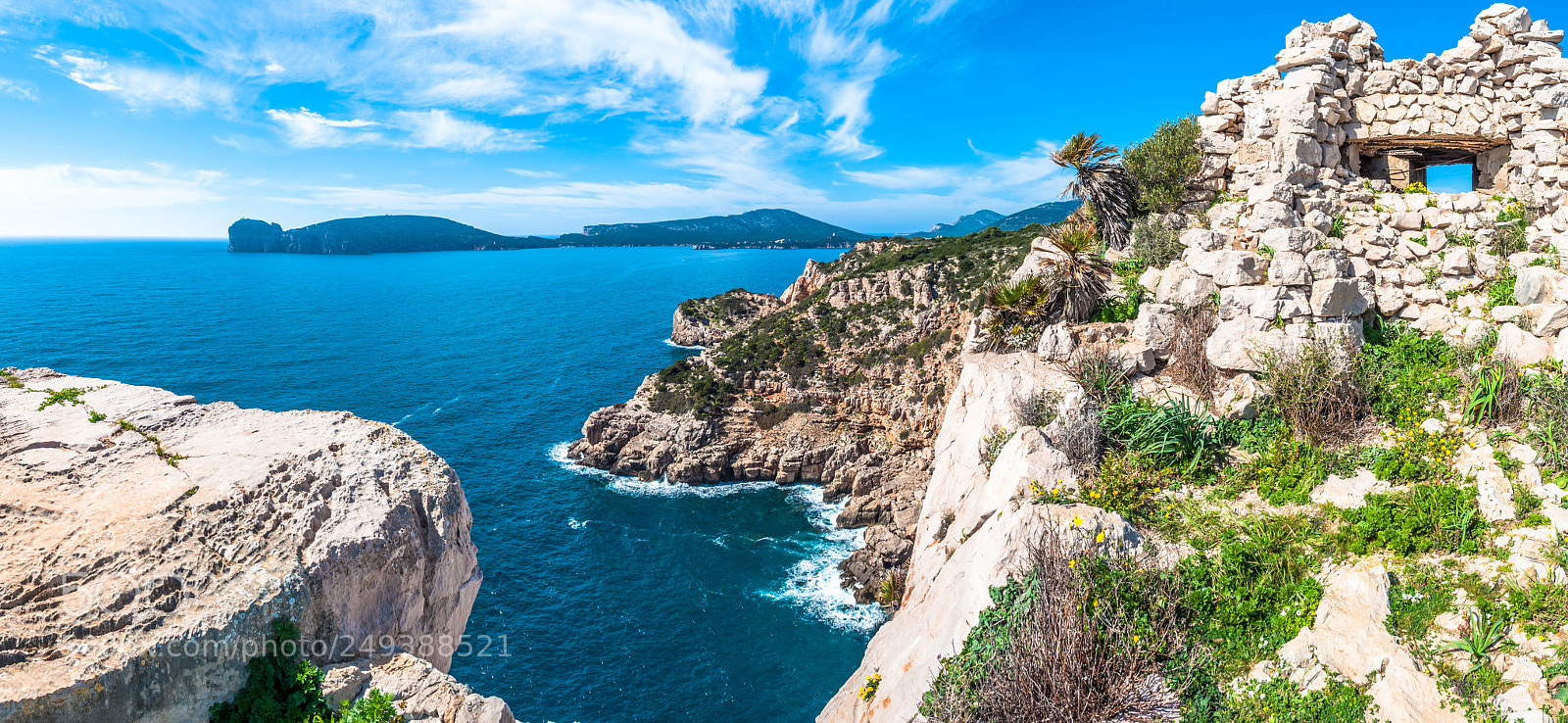 Nikon D90 sample photo. Panoramic landscape of sardinian photography