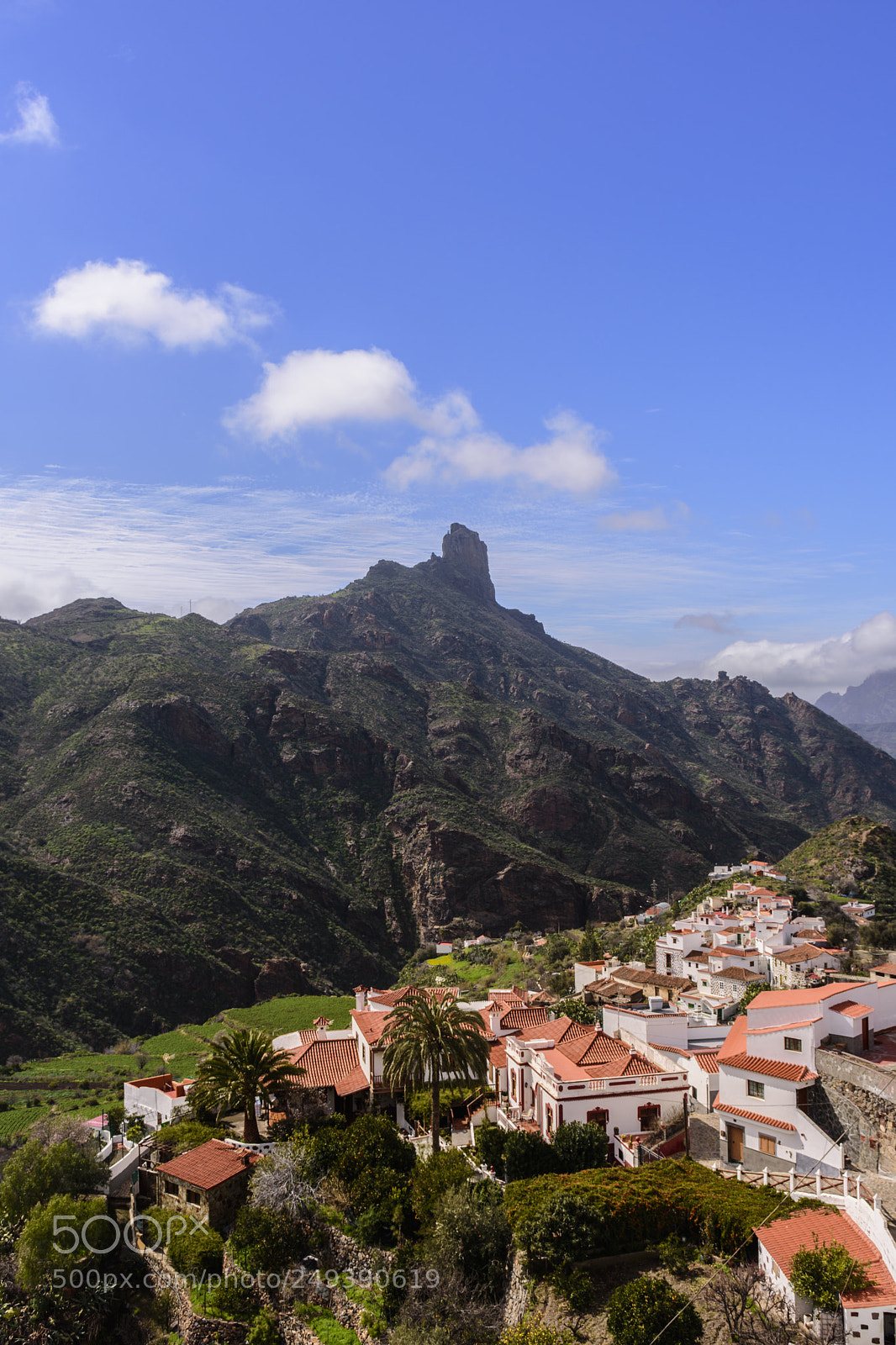 Nikon D7200 sample photo. Tejeda beneath roque bentayga's photography