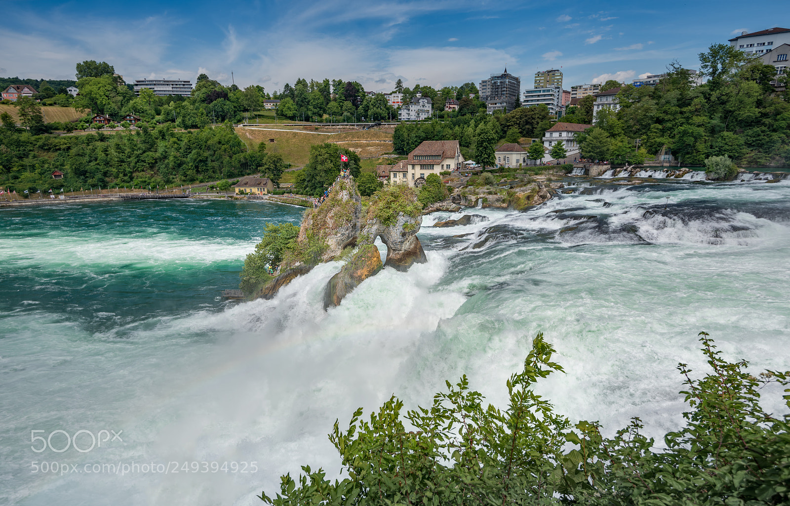 Nikon D810 sample photo. Rheinfall photography