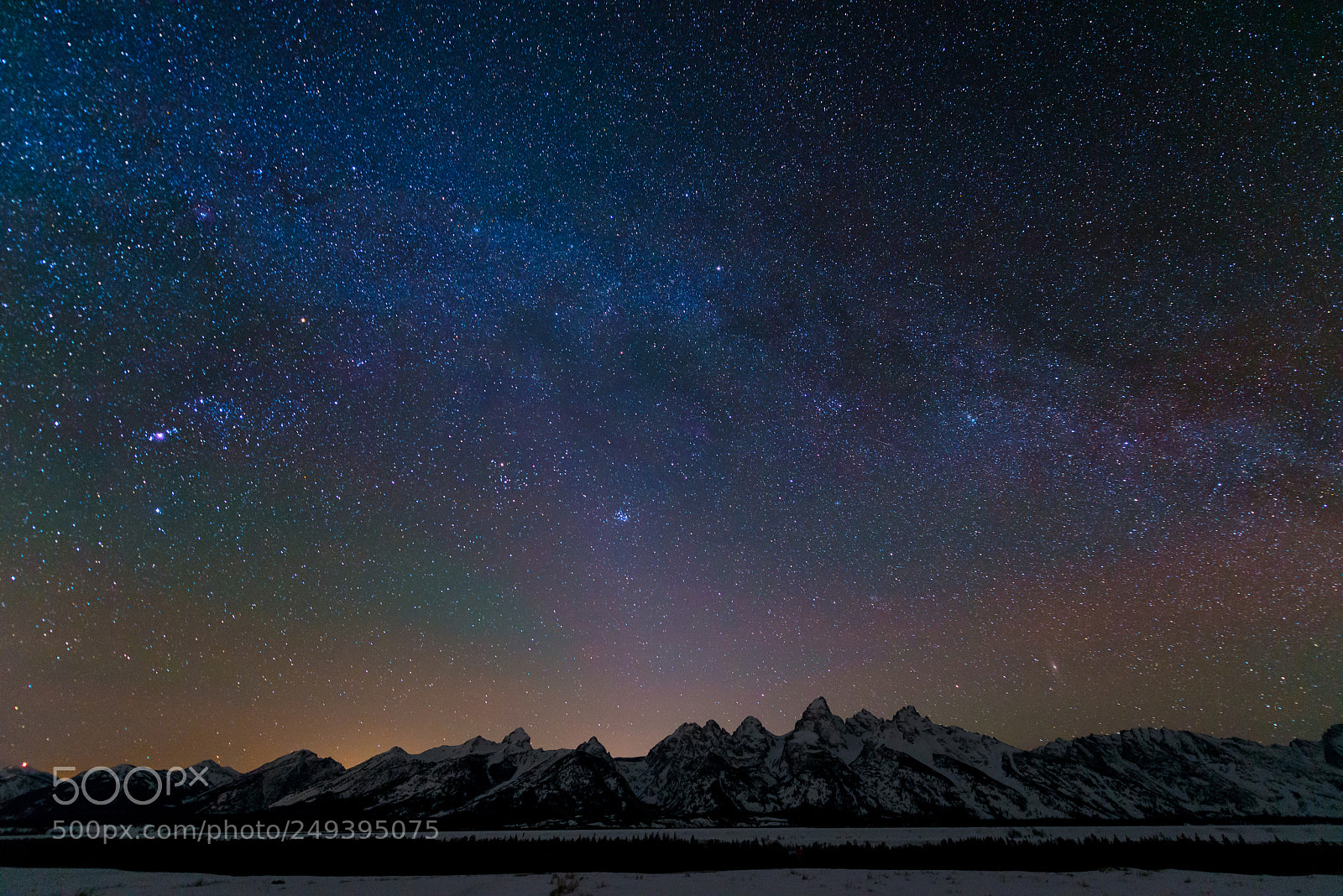 Nikon D800 sample photo. Milky way over grand photography