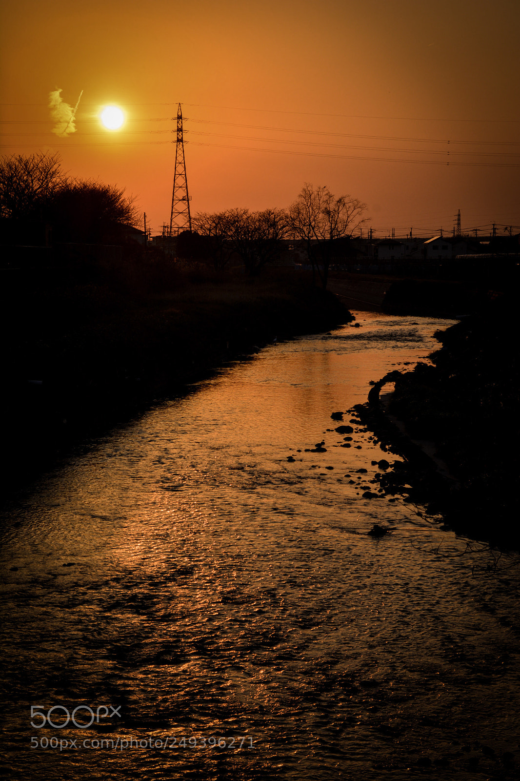 Nikon D7100 sample photo. River at sunset time photography