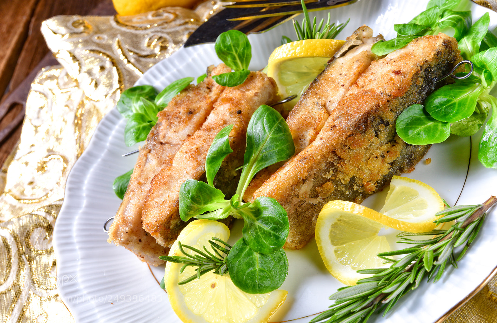 Nikon D810 sample photo. Fried carp fillet on photography