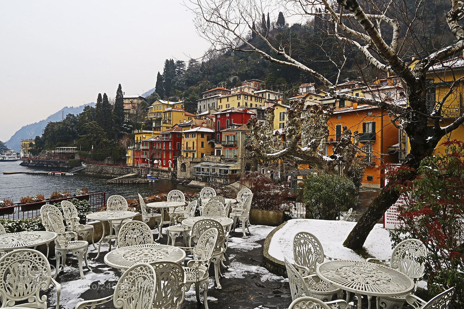 Canon PowerShot G7 X Mark II sample photo. Varenna under the snow photography
