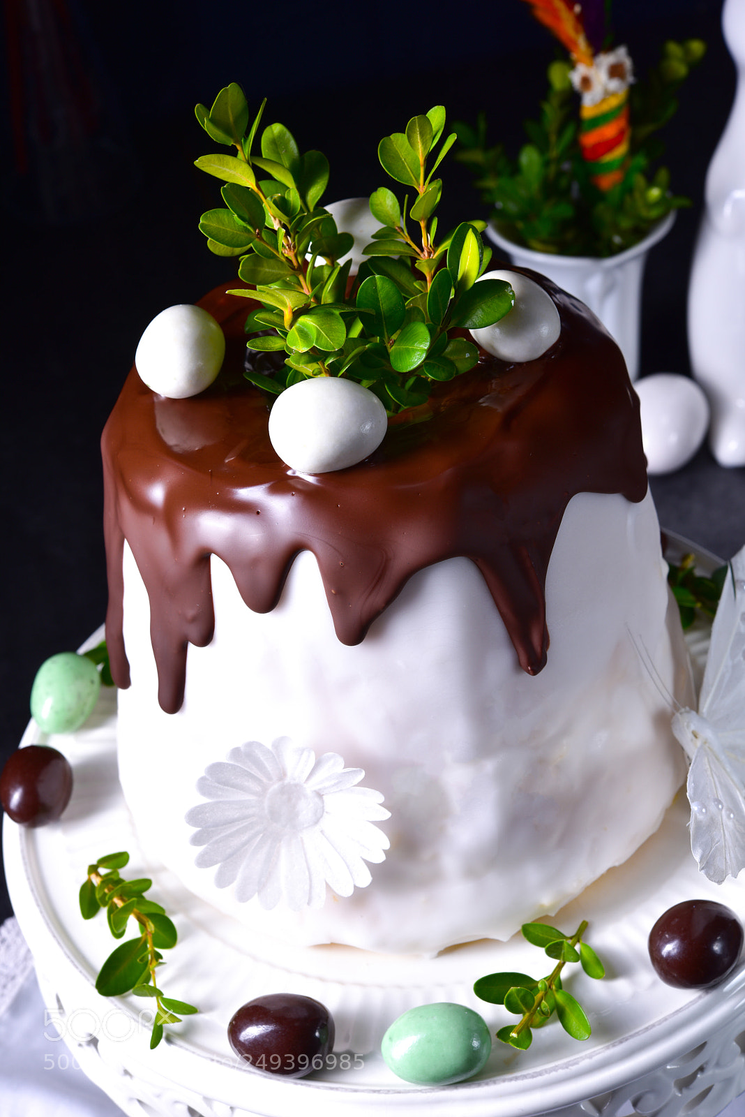 Nikon D810 sample photo. Cooked easter cake photography