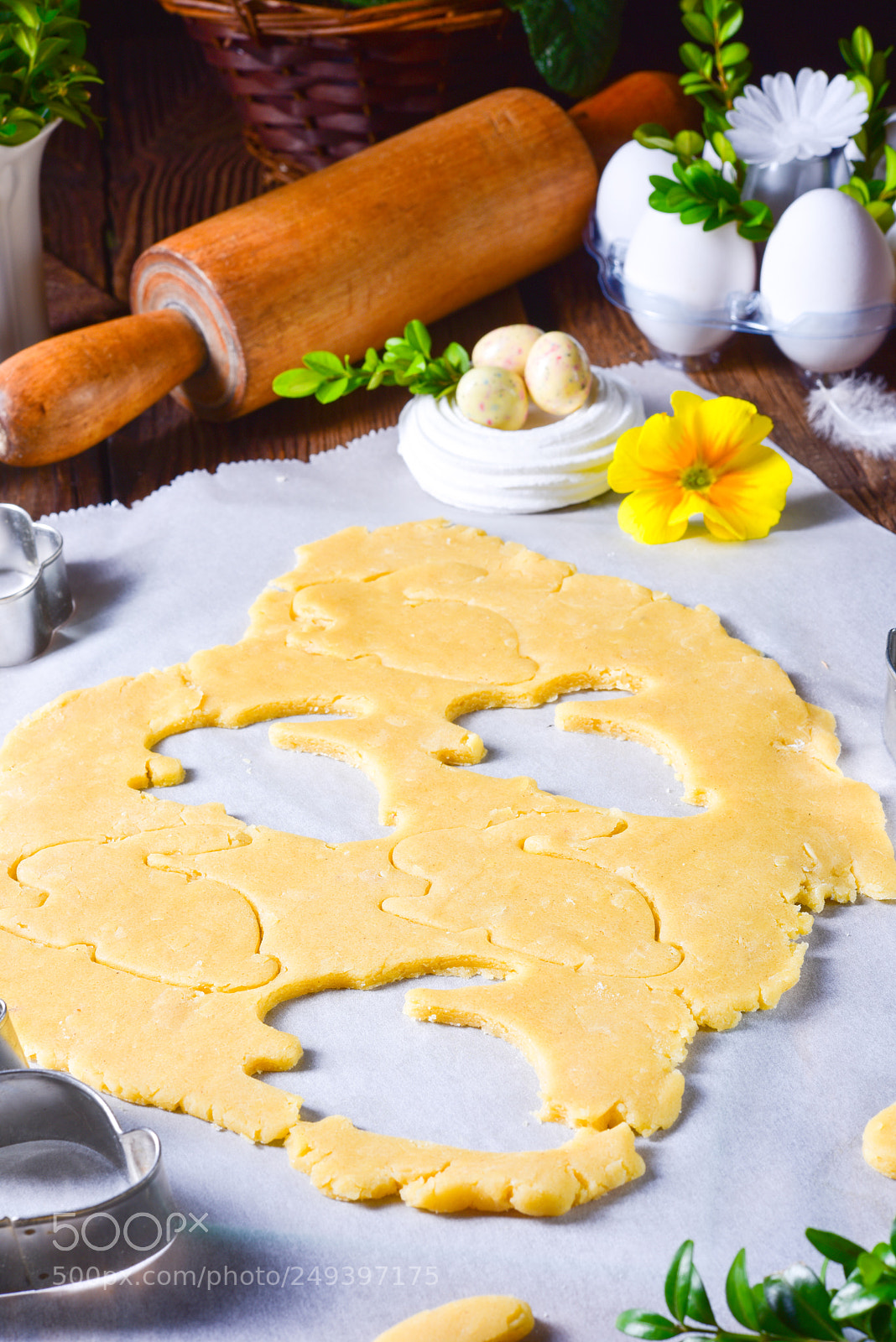 Nikon D810 sample photo. Raw easter cookies photography