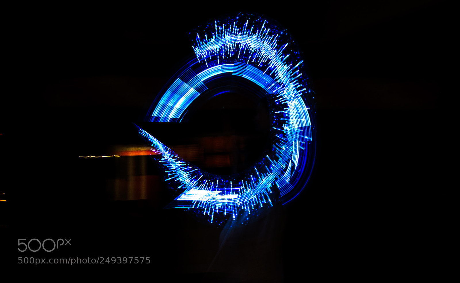 Nikon D7000 sample photo. Blue light show photography