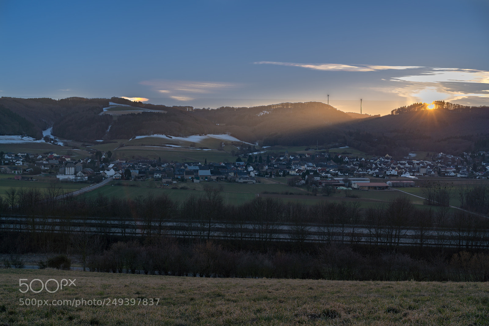 Sony a7R III sample photo. Sundown photography