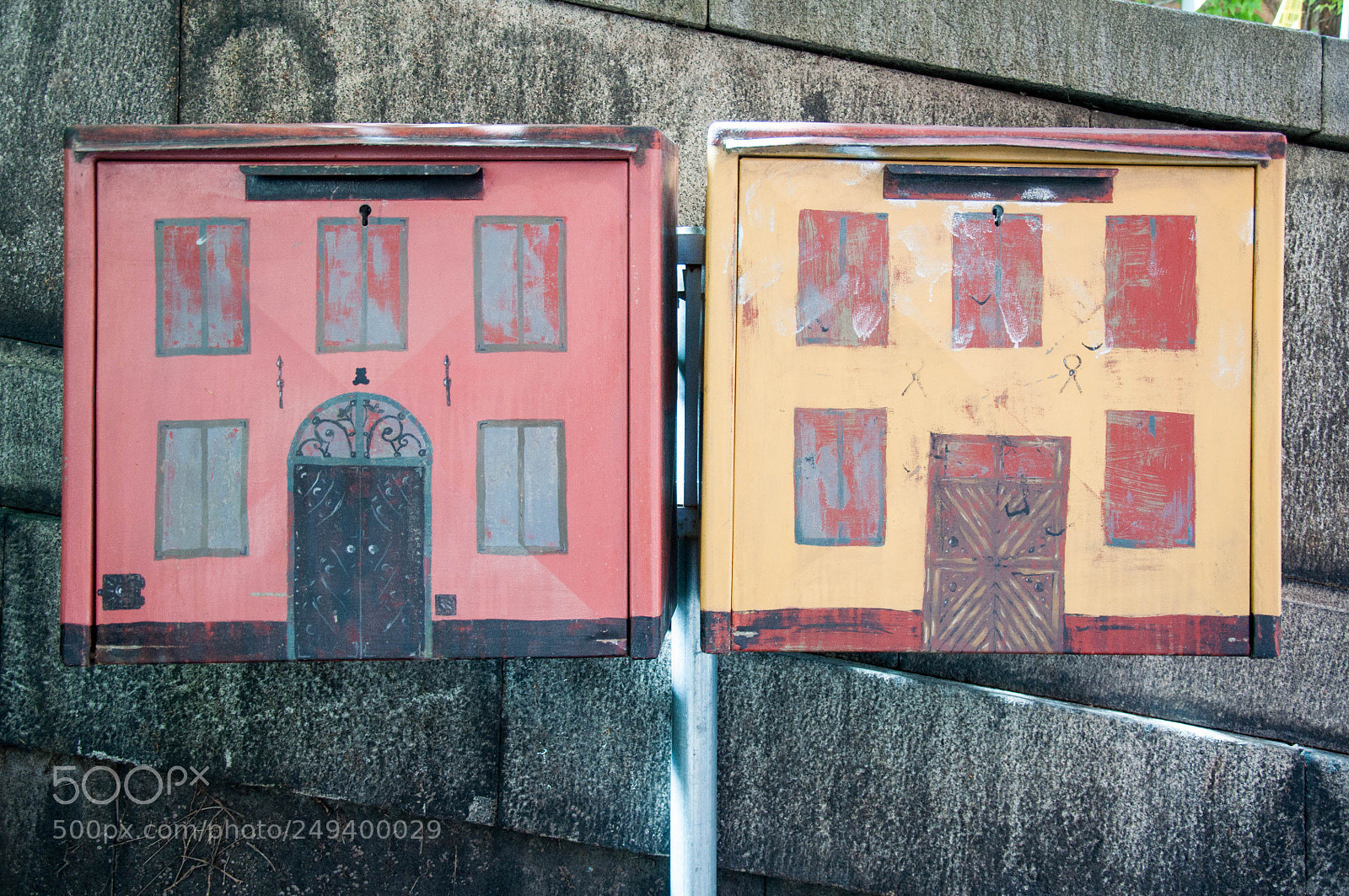 Nikon D90 sample photo. Stockholm post box photography
