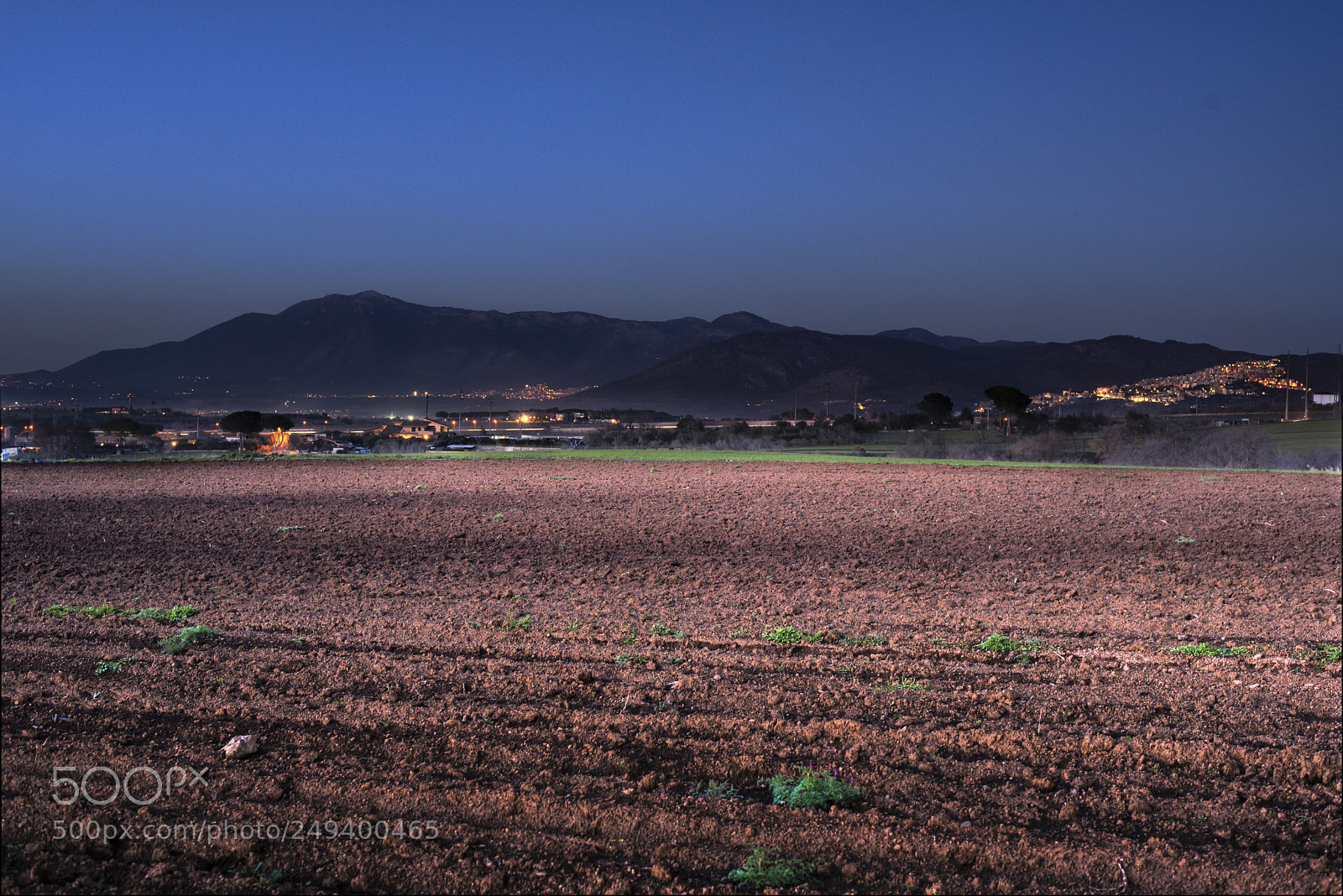 Nikon D750 sample photo. Plowed field at sunset photography