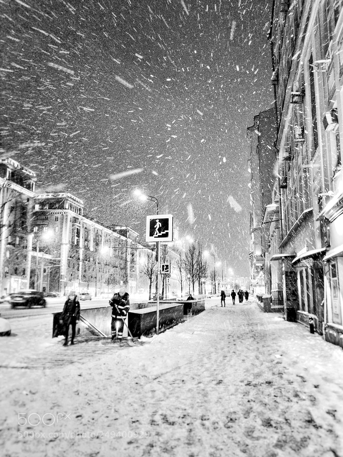 Apple iPhone 6s Plus sample photo. Snowy moscow. iphonography 2 photography