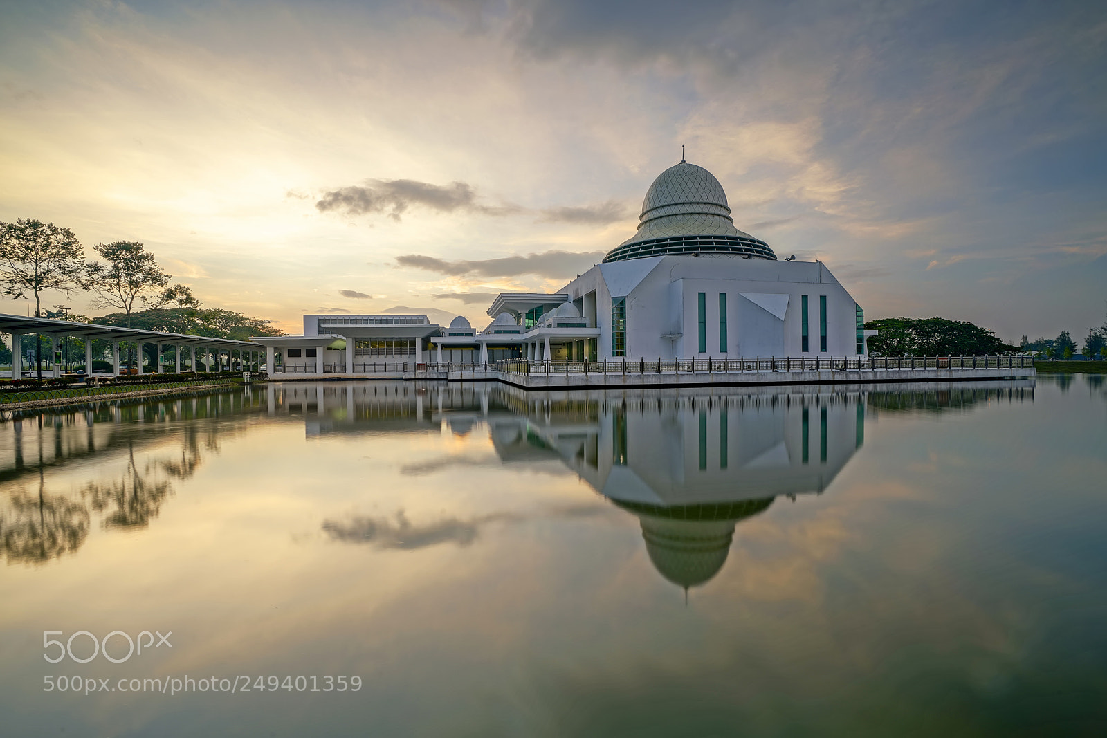 Sony a7R III sample photo. Sunrise at an-nur mosque photography