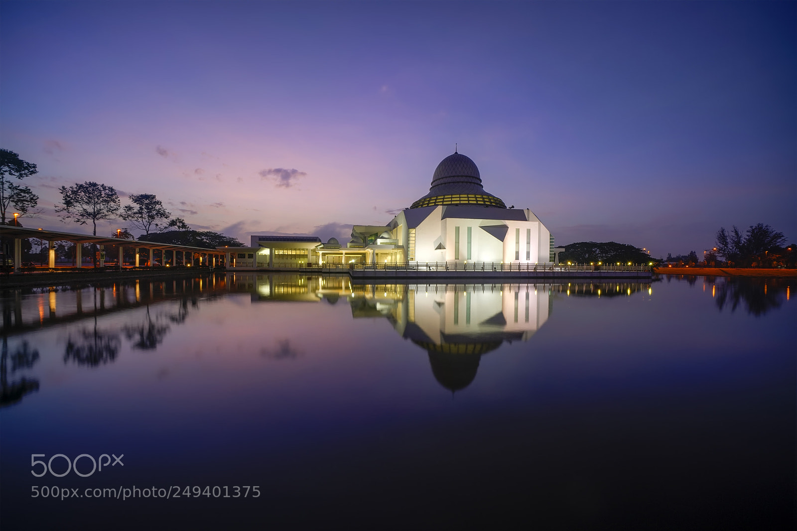 Sony a7R III sample photo. Sunrise at an-nur mosque photography