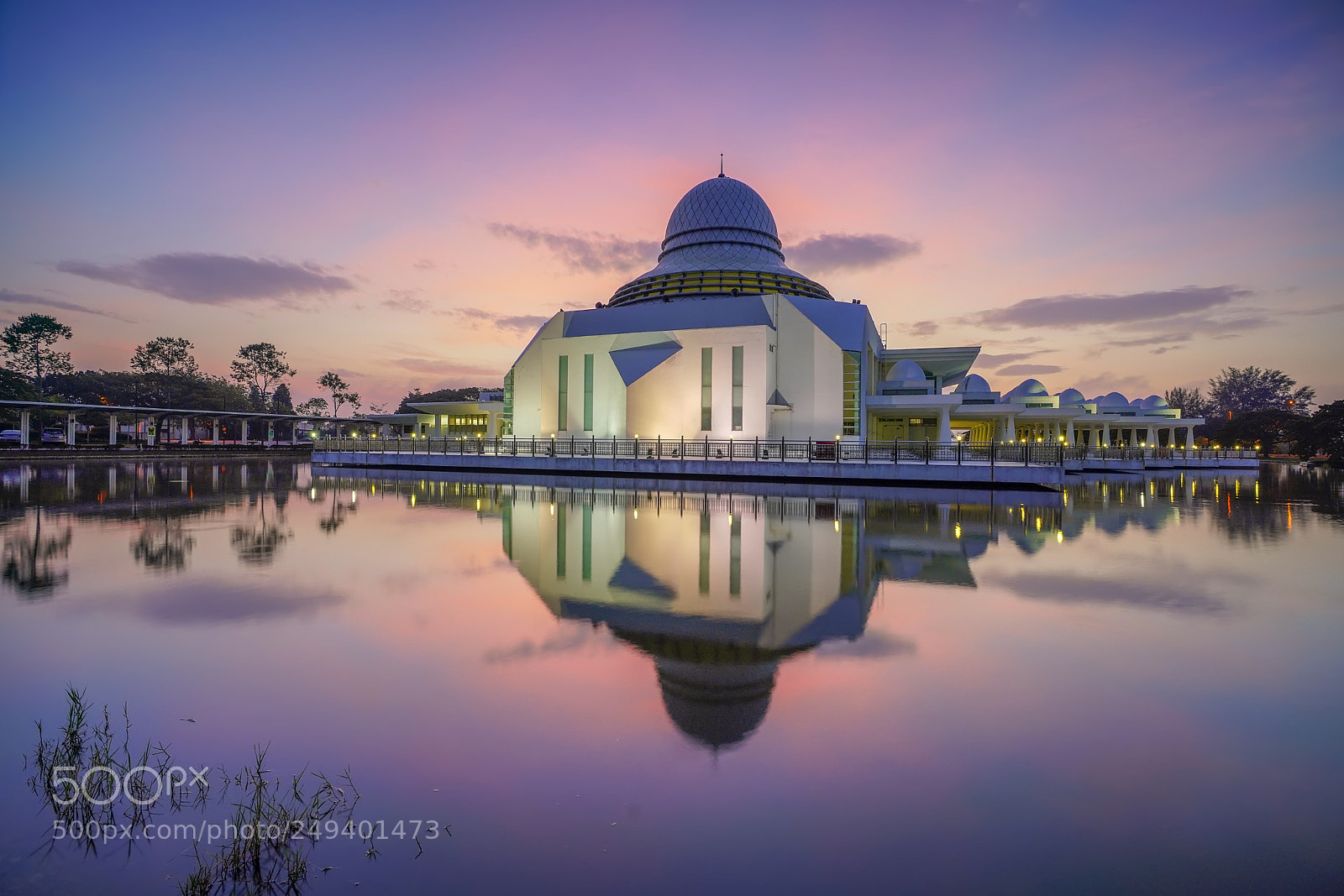 Sony a7R III sample photo. Sunrise at an-nur mosque photography