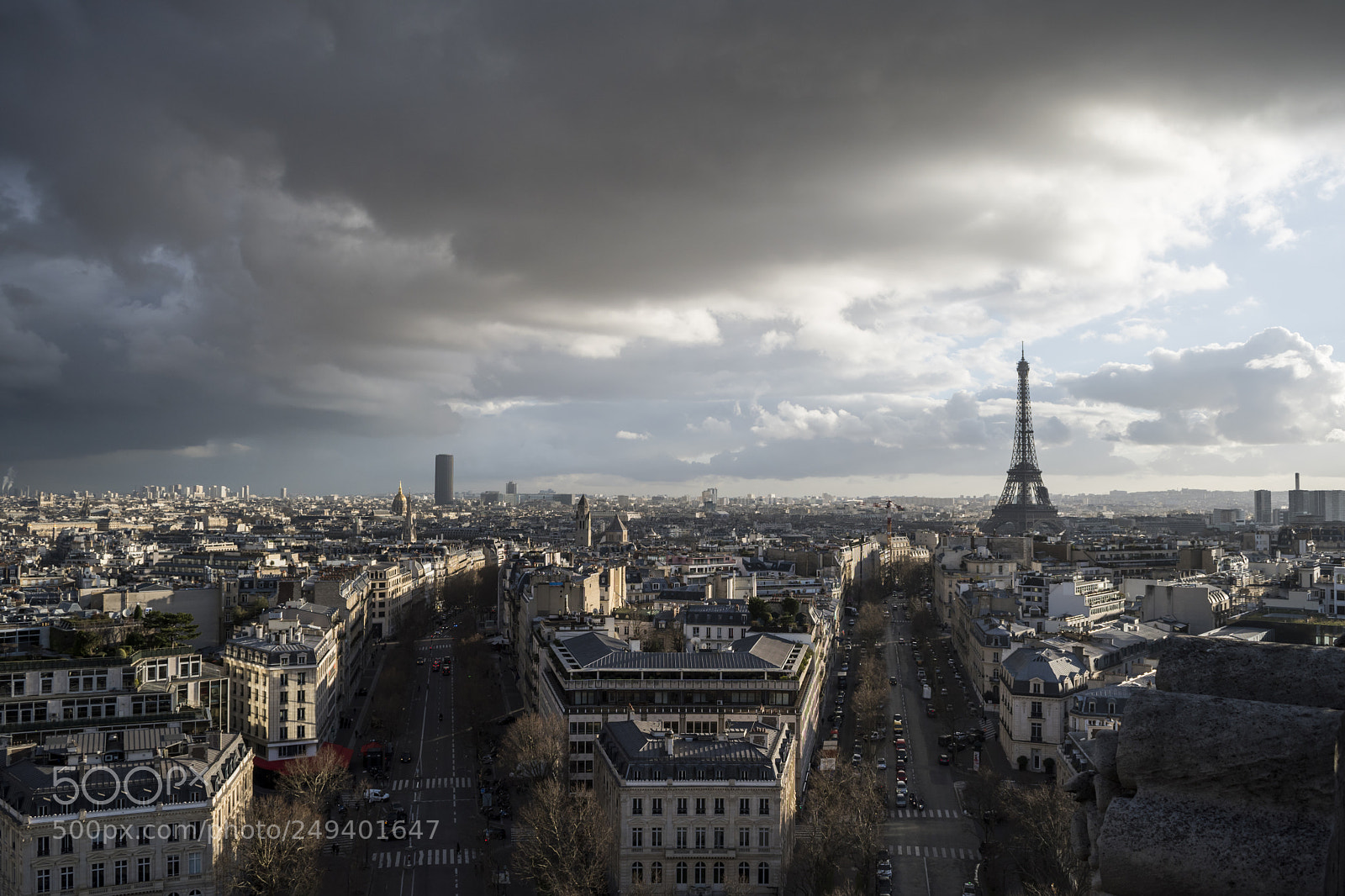 Nikon D5500 sample photo. Cloudy paris photography