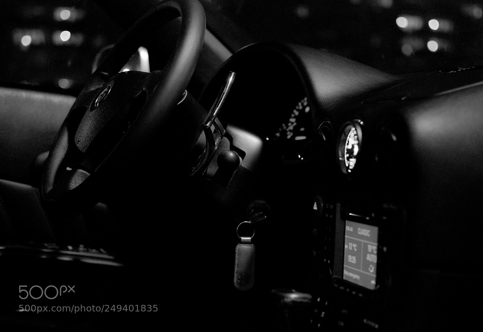 Nikon D80 sample photo. Alfa romeo 166 black photography