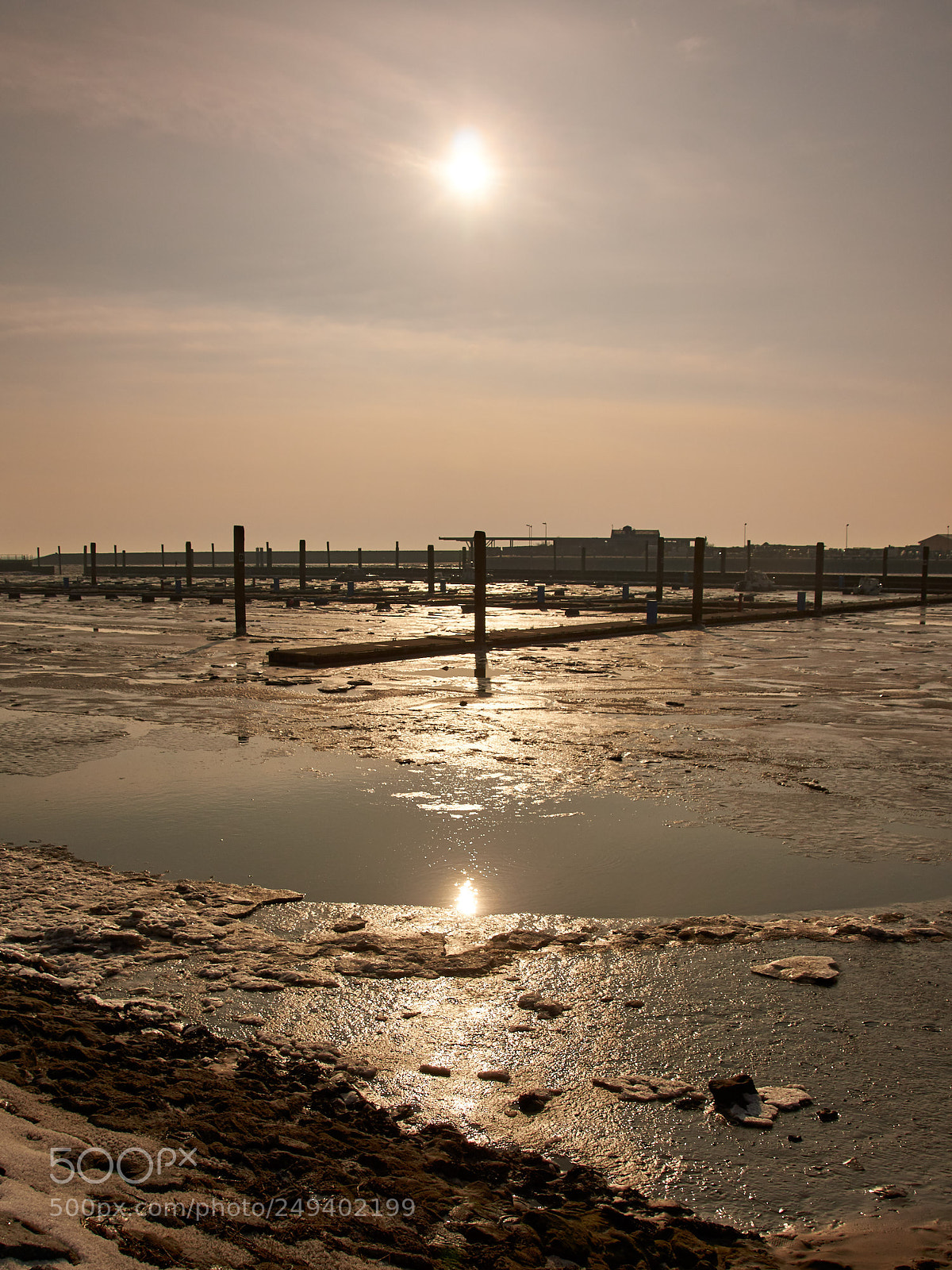 Sony SLT-A65 (SLT-A65V) sample photo. Dry falling harbour at photography
