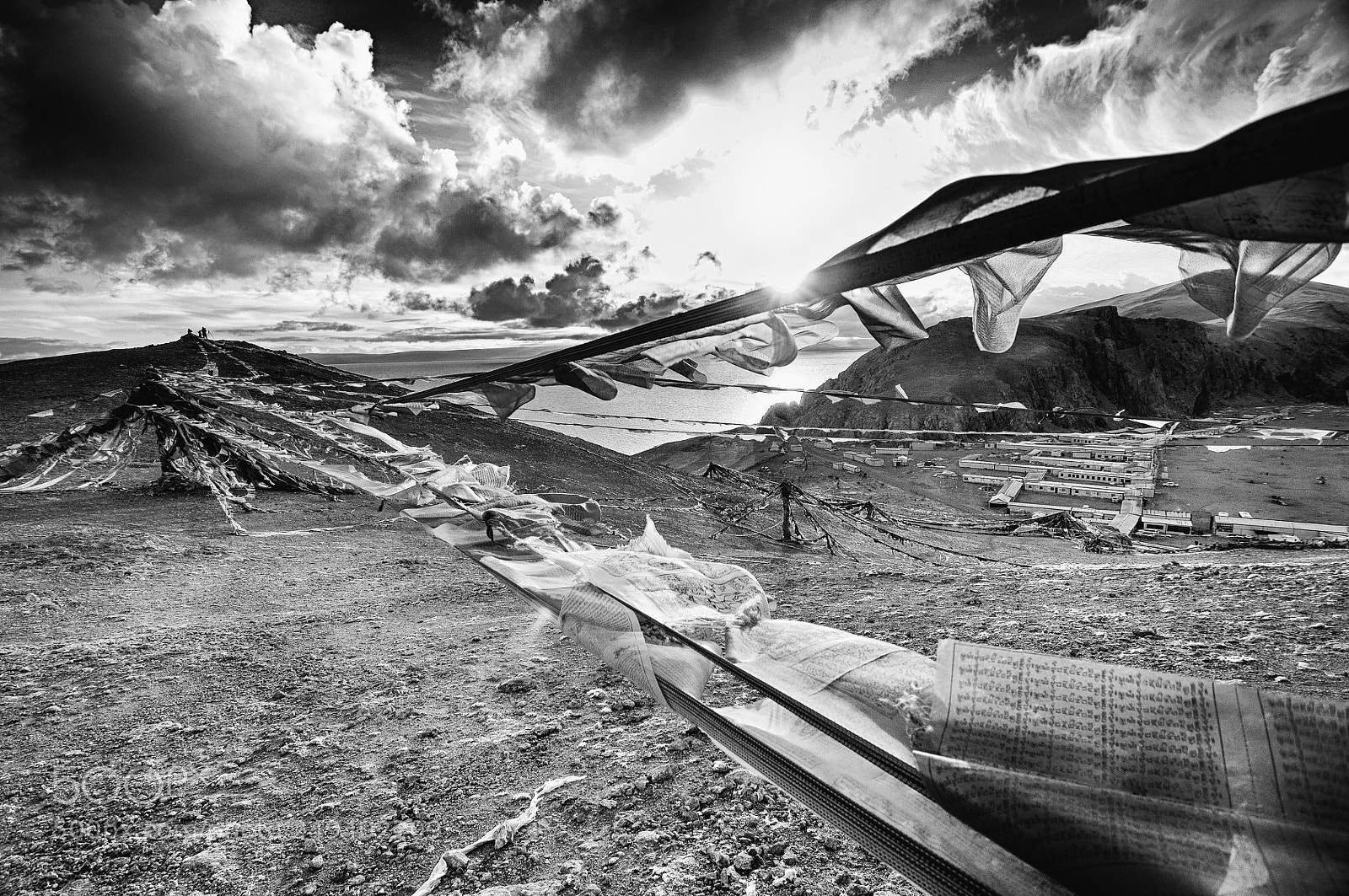 Nikon D90 sample photo. Tibet coucher de soleil photography