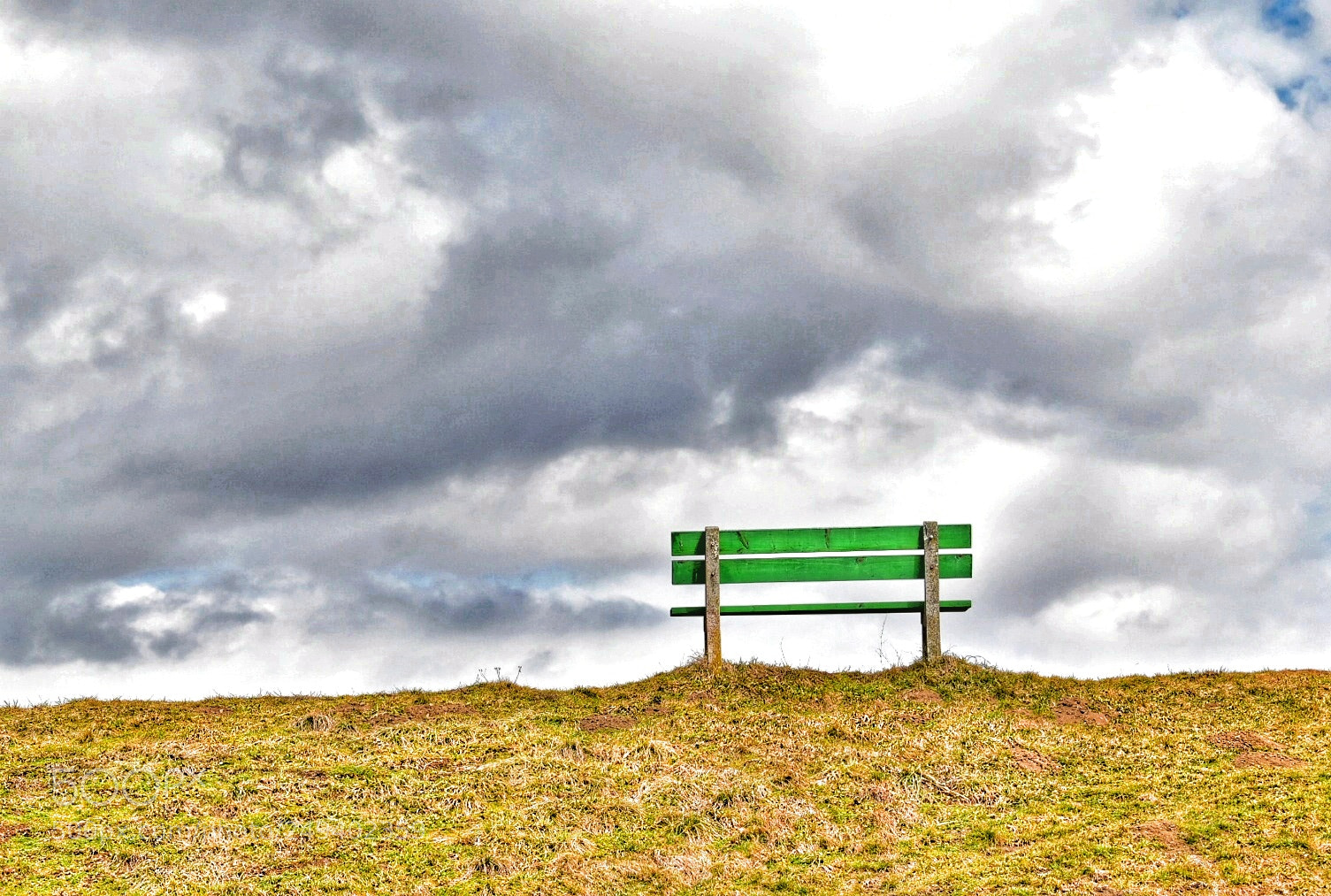 Nikon D5600 sample photo. Bench on the dam photography