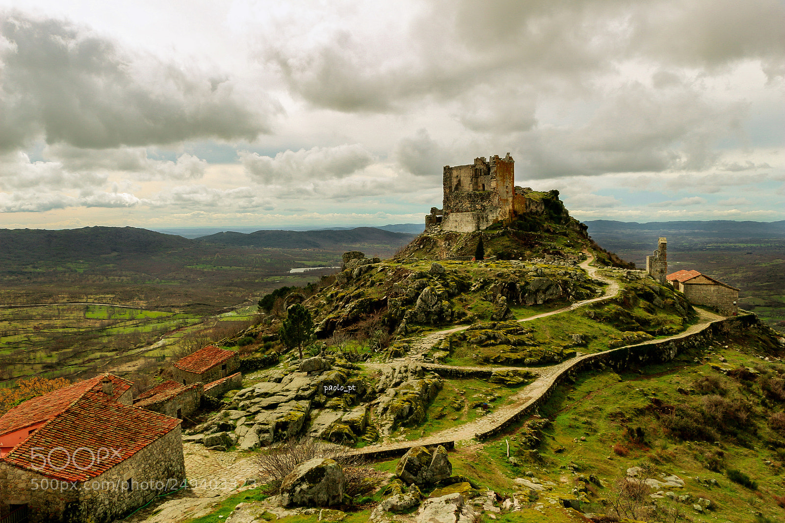 Canon EOS 700D (EOS Rebel T5i / EOS Kiss X7i) sample photo. Panoramica castle trevejo photography
