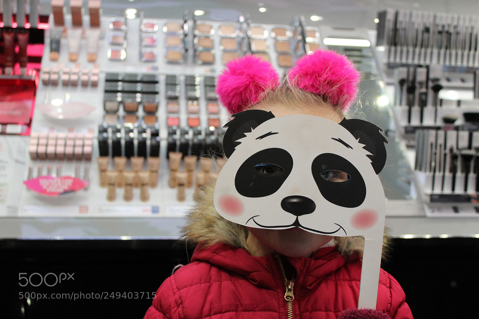 Canon EOS 1300D (EOS Rebel T6 / EOS Kiss X80) sample photo. A panda’s mask photography