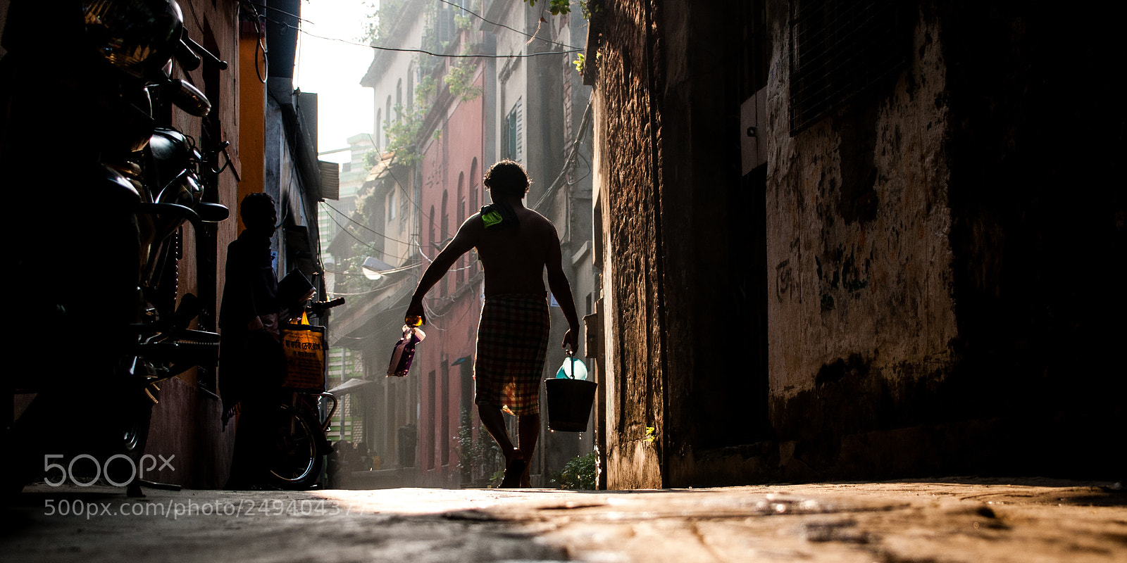 Nikon D60 sample photo. Kolkata alley # 8 photography