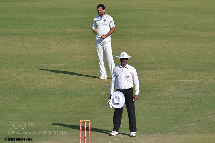 Nikon D3100 sample photo. Indian fast bowler zahir photography