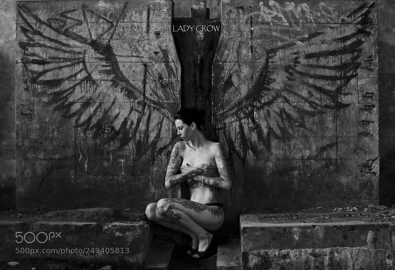 Nikon D7000 sample photo. Woman with wings photography