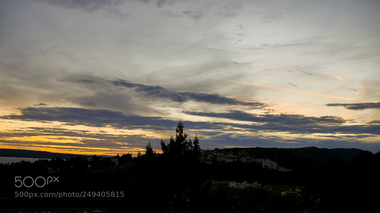 Panasonic Lumix DMC-GH4 sample photo. Orange-tinted sunset in croatia photography
