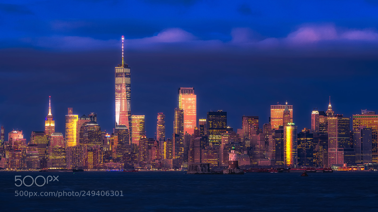 Nikon D7100 sample photo. Manhattan skyline at night photography