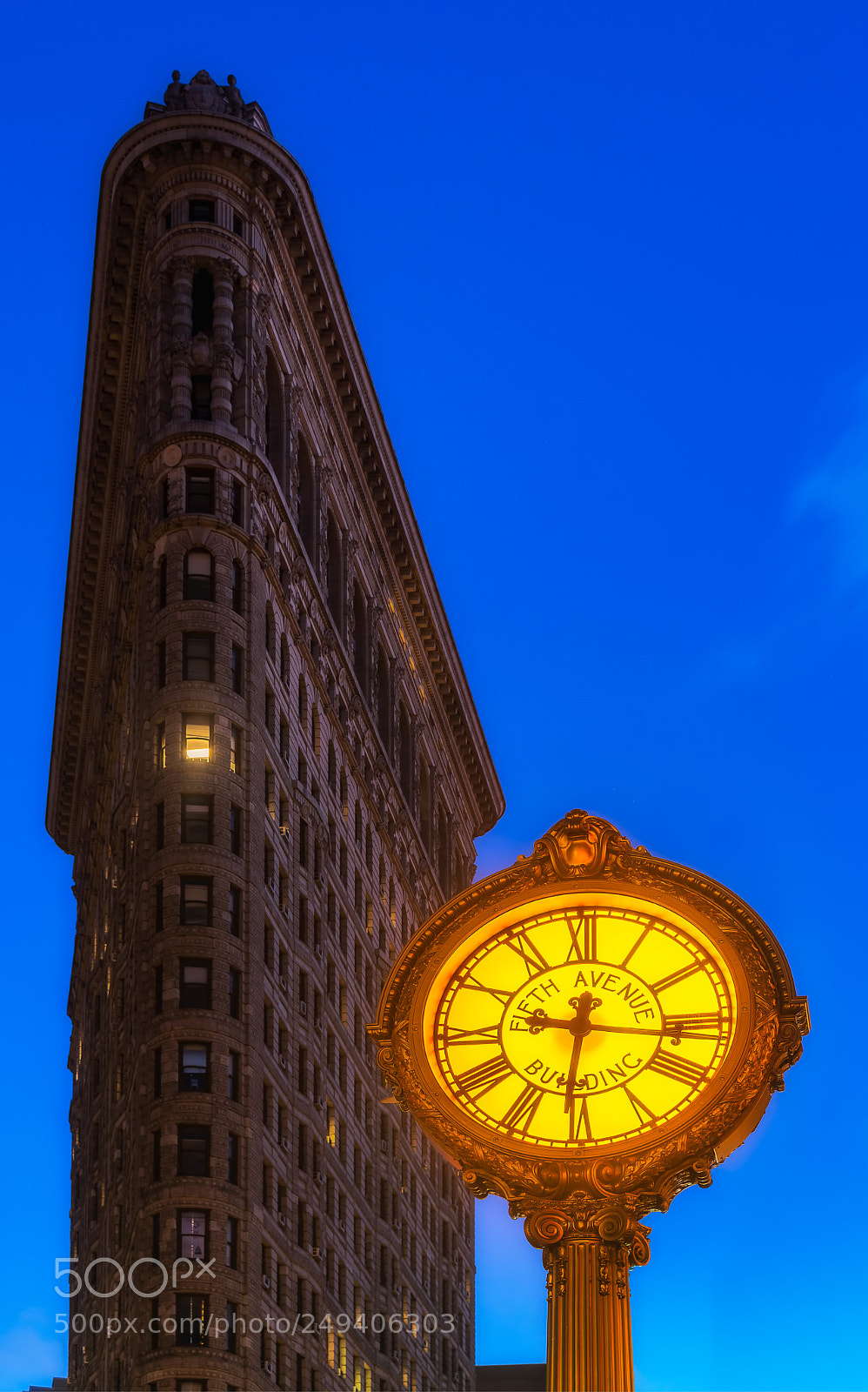Nikon D7100 sample photo. Flatiron building at night photography