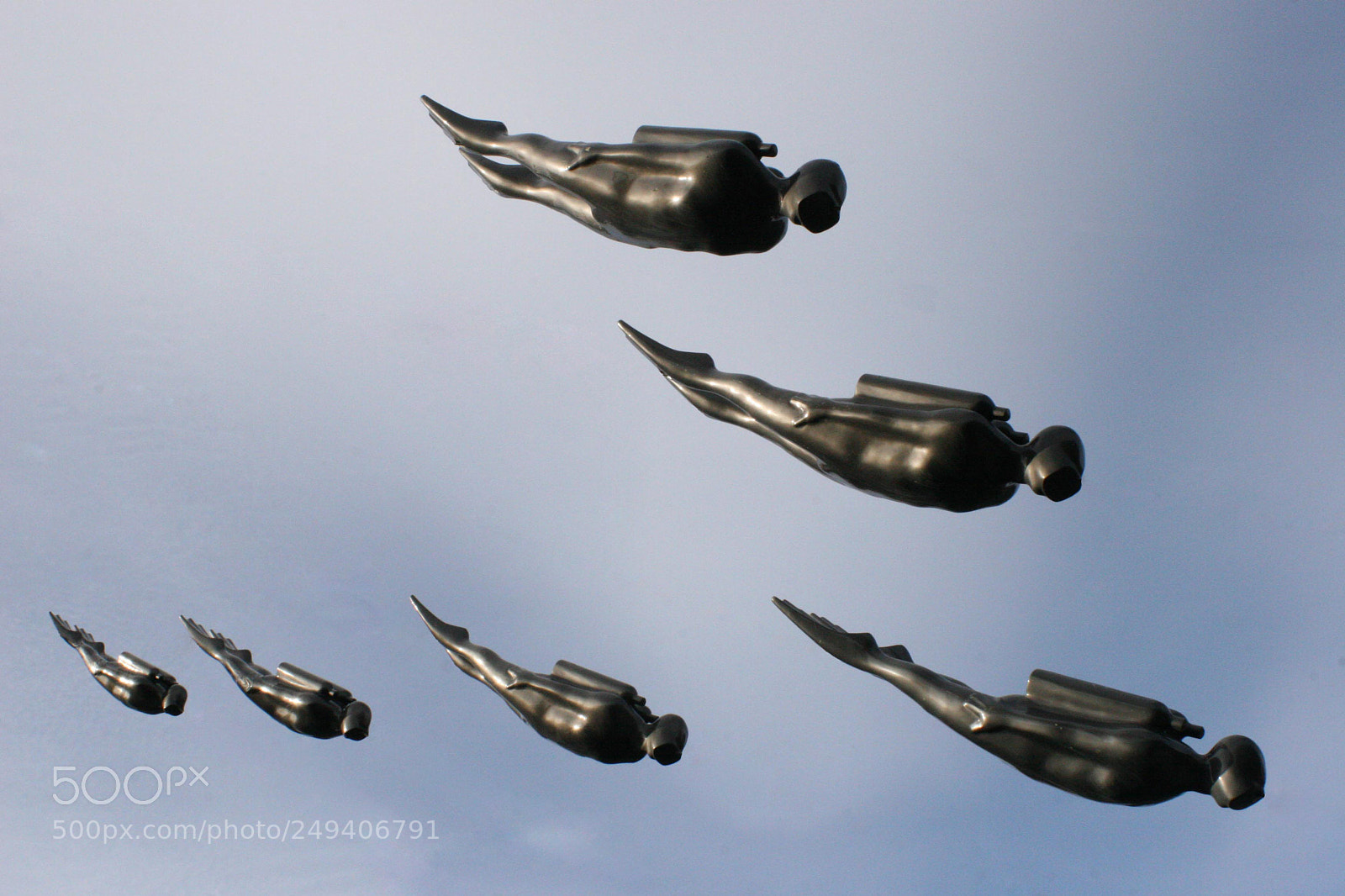 Canon EOS 20D sample photo. Divers from the sky.. photography