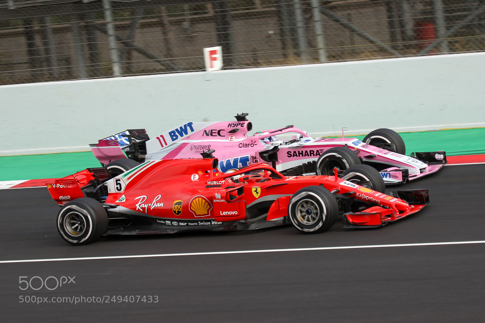 Canon EOS 60D sample photo. Sebastian vettel (ferrari) photography