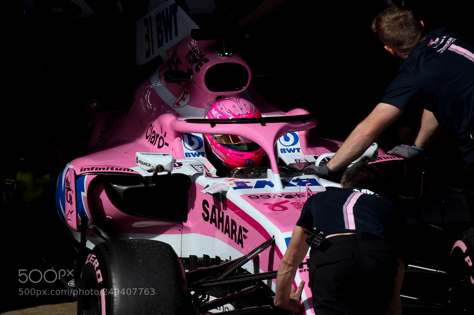 Canon EOS 60D sample photo. Esteban ocon (force india) photography