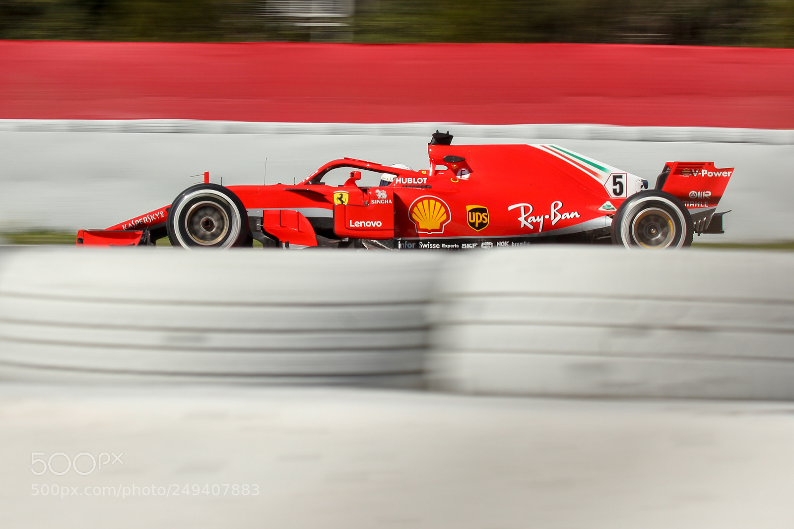 Canon EOS 60D sample photo. Sebastian vettel (ferrari) photography