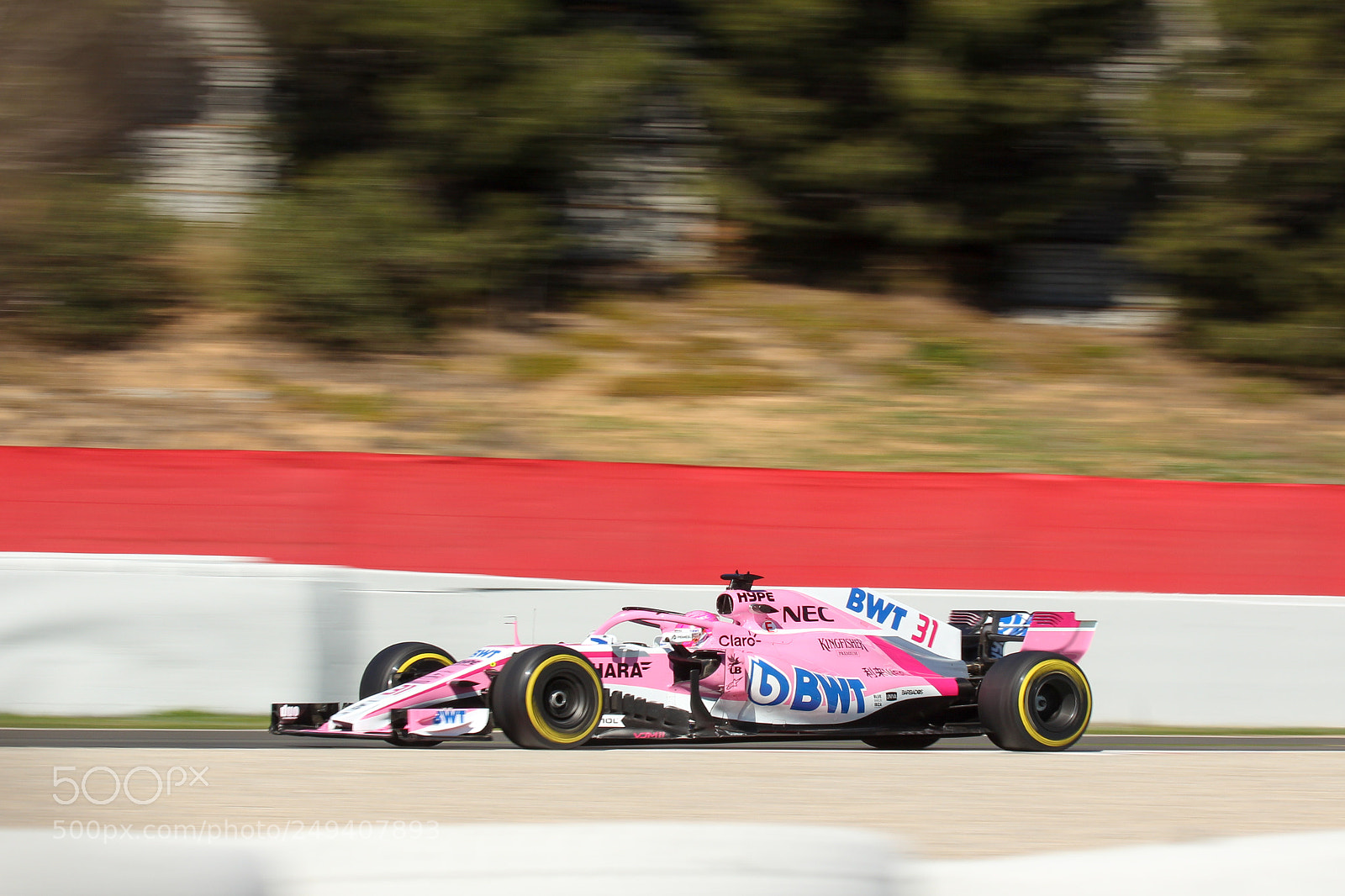 Canon EOS 60D sample photo. Esteban ocon (force india) photography