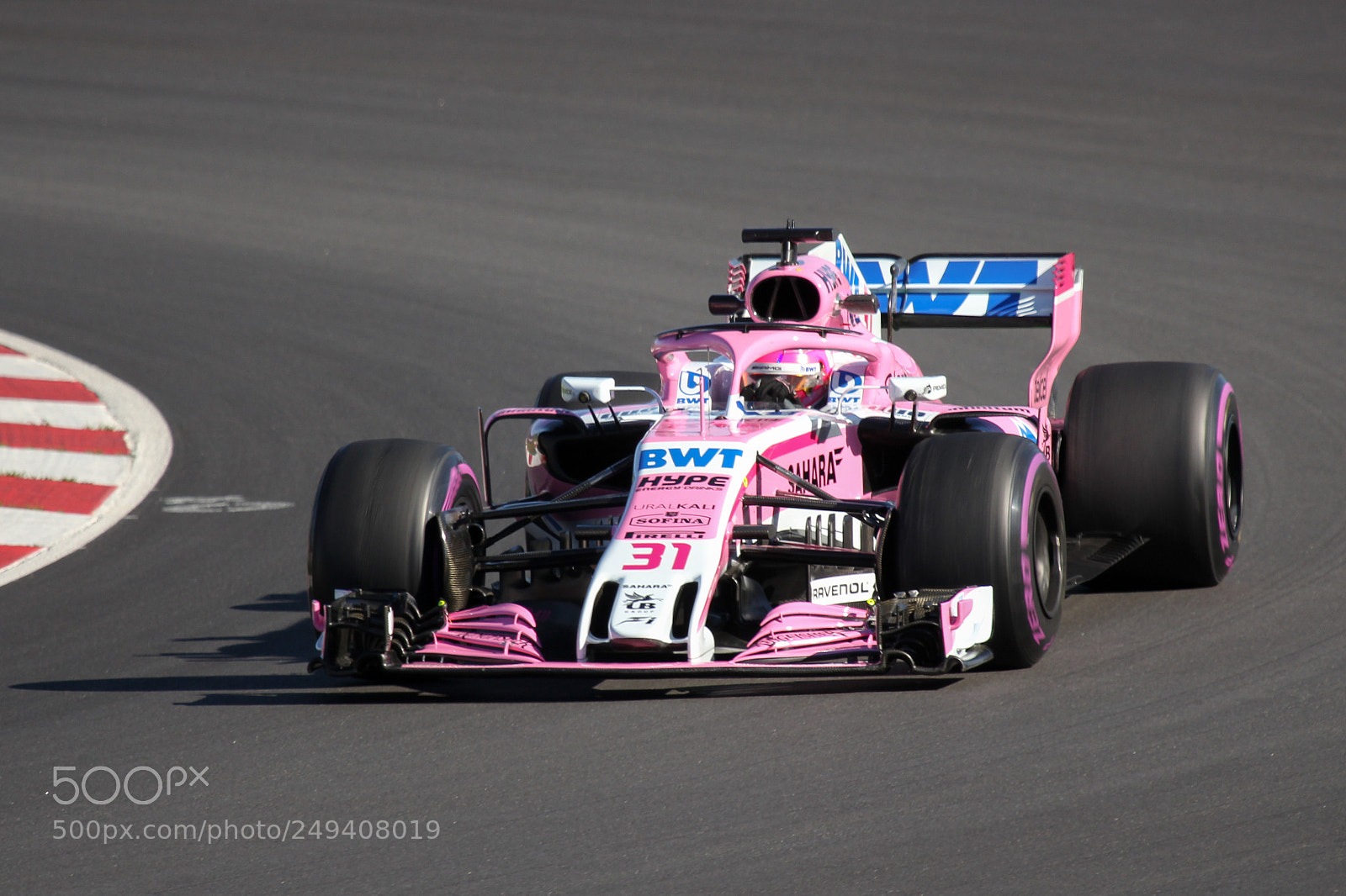 Canon EOS 60D sample photo. Esteban ocon (force india) photography